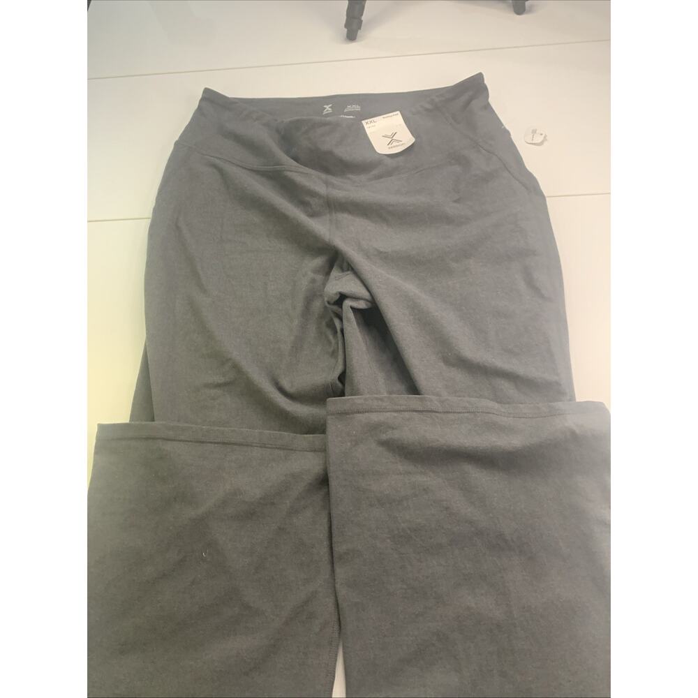 Xersion High Rise Boot Cut Pants Heather Gray Womens 2XL